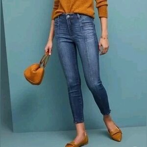 PILCRO AND THE LETTERPRESS High-rise Denim Leggings Size 28